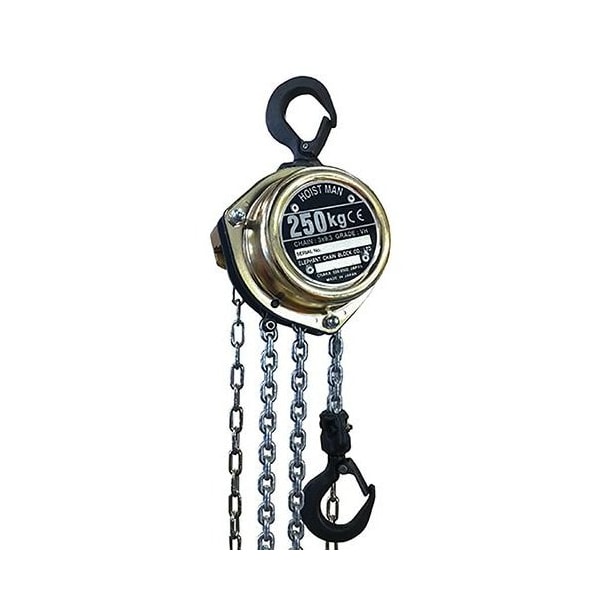 Elephant Lifting Products Hand Chain Hoist, Hoistman Hm25 Mini Series, 550 Lb Capacity, 20 Ft Lift HM-250-20 - main